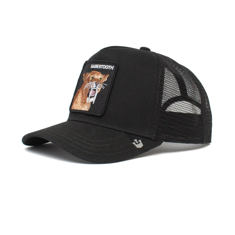 Queue Caps The Sabertooth Tiger Cap - Black - قبعة
